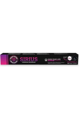 Sirius Nespresso Uyumlu Single Origin Guatemala 6 Kapsül Kahve 10'lu