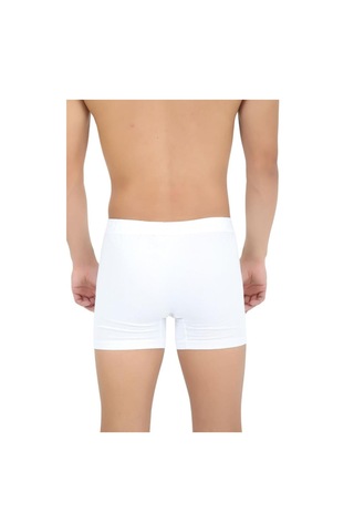 Cnt Erkek Pamuklu Boxer 5'li Paket Beyaz Beyaz