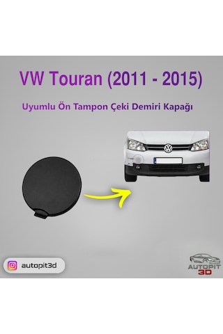 Vw Touran 2011-2015 Uyumlu Ön Tampon Çeki Demiri Kapağı