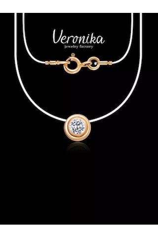 Veronika Jewelry Factory 925 Ayar Gümüş Serçe İpli Kolye 100963318 Altın