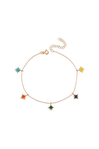 Rose Gümüş Kutup Yıldızları Halhal G02Hlr2 Altınsepeti Rose