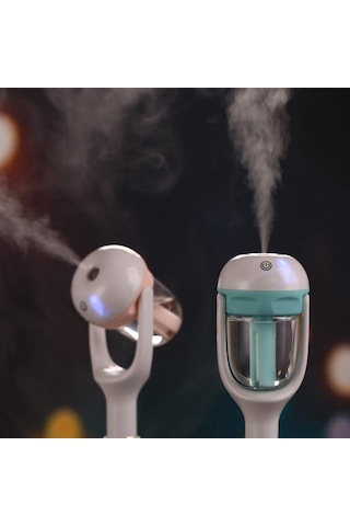 Suofeng Araç Usb Nemlendirici Ve Hava Temizleyici - Yeşil, Anion Salgılayıcı, Kokusuz Ortam, Otomatik Kapatma, Uyumlu Parfüm Yağı