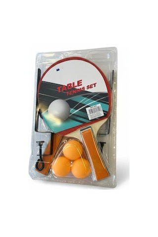 Bsr-809 Pinpon Raketi File Ve 3 Top Kırmızı