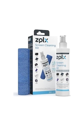 Ekran Temizleme Seti 250ml + Temizleme Bezi Lcd, Led, Ekran, Laptop, Tablet, Bilgisayar, Televizyon, Cep Telefonu, Gözlük, Kamera, Koruyucu Ve Parlatıcı Doğal Temizleme