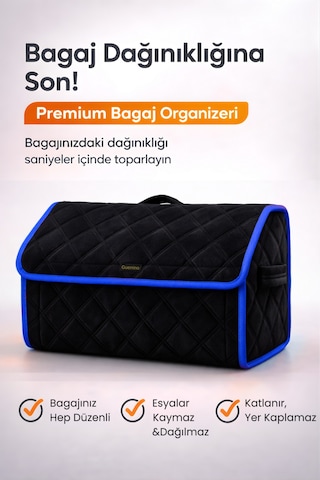 Bagaj Çantası Oto Bagaj Organizer Lüks Tay Tüyü Su Geçirmez Kaymaz Katlanır Düzenleyici - Tcy3 Stiloto