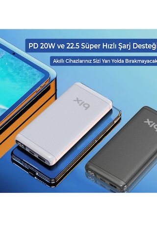 Bix BXPB11 10000 mAh Type-C Çift Çıkışlı Powerbank