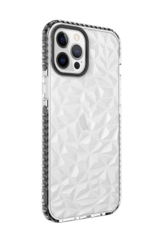 Apple Uyumlu iPhone 12 Pro Max Kılıf Zore Buzz Kapak Siyah