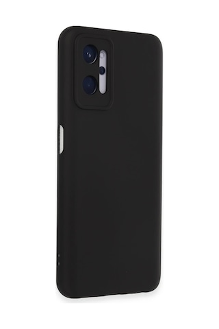 Cosmotex Newface Realme 9i 4g Kılıf Nano İçi Kadife Silikon - Siyah Sıyah