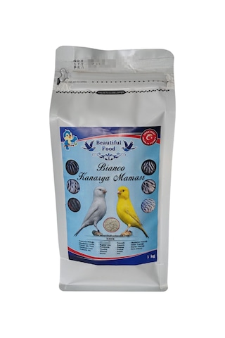 Beautiful Food Mama 1 Kg Bianco Kanarya Maması Beautiful Food Mama 1 Kg Bianco Kanarya Maması