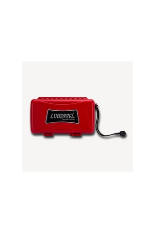 Lubinski Seyahat Puro Kutusu Humidor Kırılmaz Plastik Kırmızı 5's Lb-621