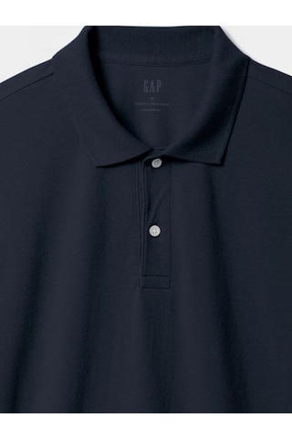 Gap Pike Polo Yaka T-shirt 550531002 Kısa Kol Tişört Erkek T-shirt Lacivert