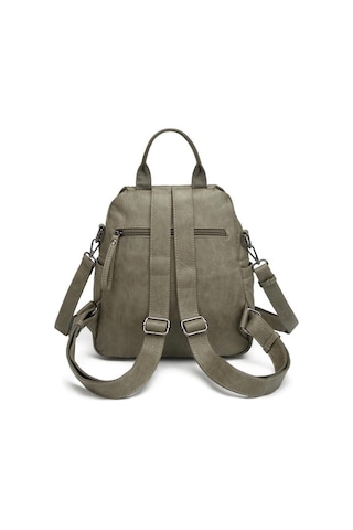 Yıkama Deri Sırt Askılı Kadın Çantası 21-k Barcelona 1908 Yeşil