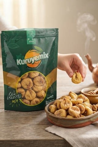 Doğal Kuru İncir - Katkısız, Şifa Deposu Ve Taptaze Seçenek 500g