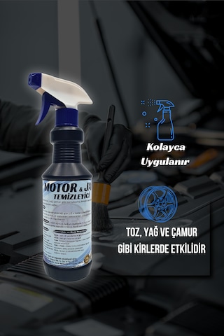 Motor Ve Jant Temizleyici 500 Ml Jant Parlatıcı Motor Temizleme