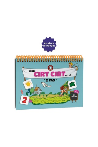 Çocuk Akademi 2 Yaş Şimdi Cırt Cırt Vakti Ve 2 Yaş Dikkat-etkinlik Seti