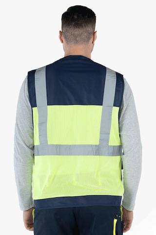 Fileli Mühendis İkaz Yeleği Reflektörlü Fosforlu