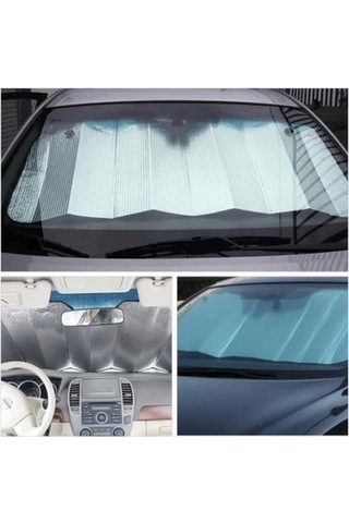 Araç Ön Cam Güneşlik Katlanabilir Uv Koruma Ford Focus Renault Megane Skoda Superb Honda Civic