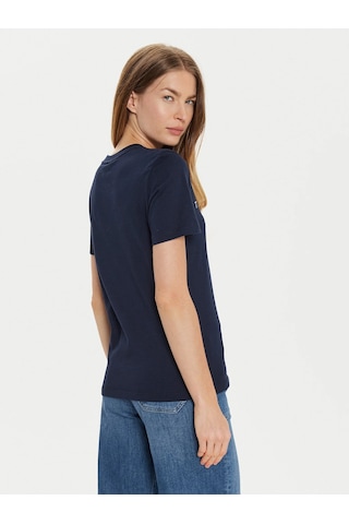 Tommy Hilfiger Tommy Hılfıger Kadın T-shırt Ww0ww40276-c1g Lacivert