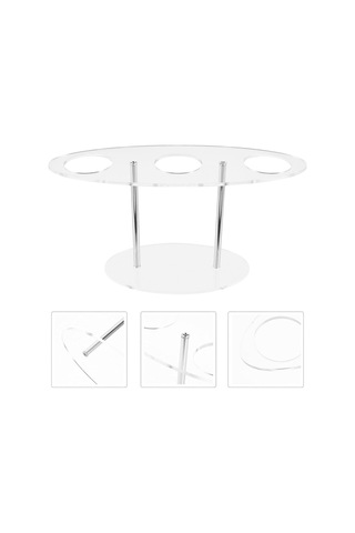 Cbtx Yx035 Akrilik Dondurma Külahı Rafı Dondurma Standı Şeffaf