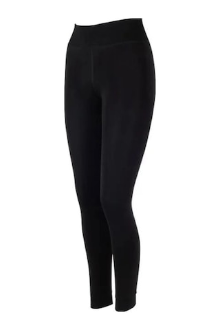 Yumşak Kadın Havlu Termal Tayt Siyah