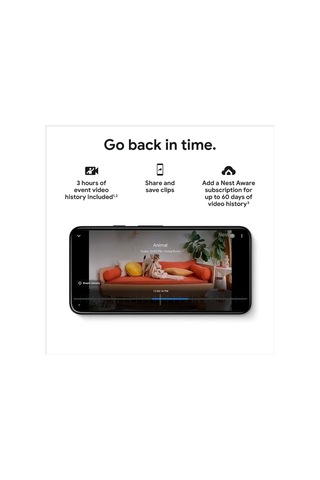 Google İç Mekan Nest Güvenlik Kamerası 1080p 2. Nesil Sis