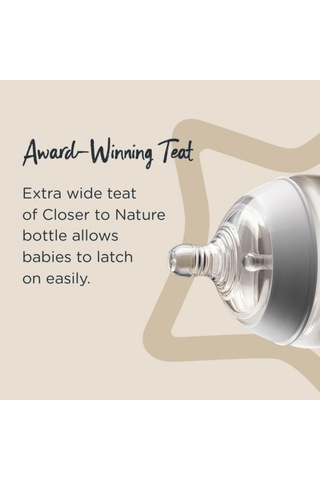 Tommee Tippee Closer To Nature Easi-vent İçecek Süpürgesi, Yavaş Gıda Akışı, 0 Aydan İtibaren, 2'li Set