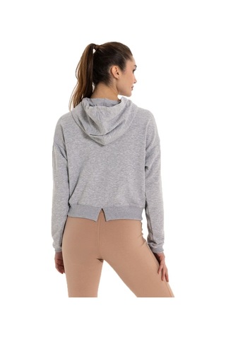 Inguz Kapüşonlu Hoodie Gri