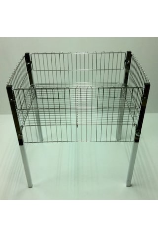 Vitrinraf Profil Ayaklı 60 X 80 Tabanı Ayarlanabilir Tel Sepet