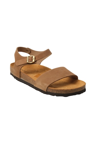 Sabbıa Sandalet Kadın 58h3 Frau Nabuk-v Leather Sabbia Kahverengi