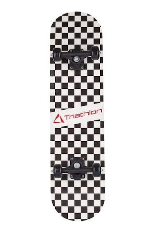 Triathlon T132 Kare Desen Tahta Kaykay Damalı Çok Renkli