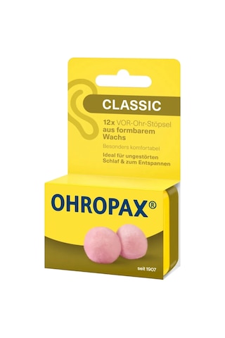 Ohropax Alman Mum Kulak Tıkacı 12 Adet 291491855 Pembe