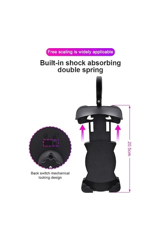 Wondernest Motosiklet Güneşlik Yağmurluk Geçirmez Cep Telefonu Tutucu, Şarj Aynalı 5v-2a Std