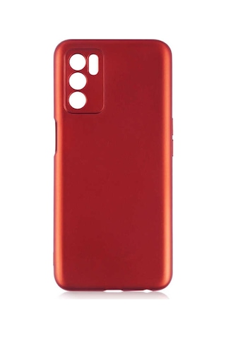 Noktaks - Oppo Uyumlu Oppo A16 - Kılıf Mat Renkli Esnek Premier Silikon Kapak - Siyah