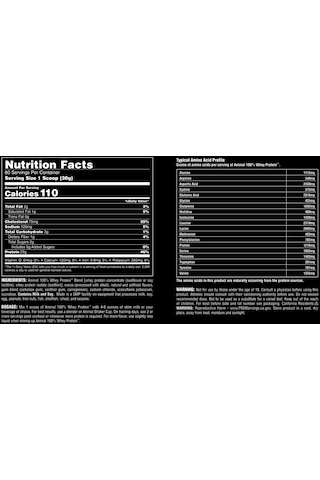 Animal, Whey Protein 1.8kg Çikolata Aromalı