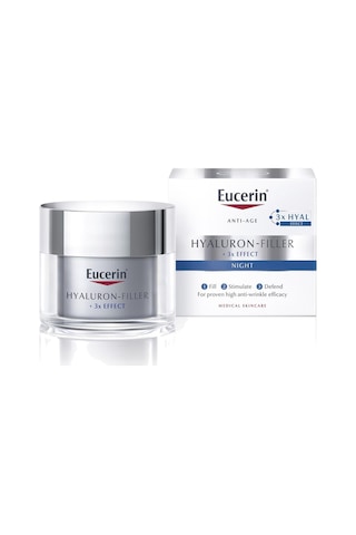 Eucerin Hyaluron-filler + 3x Effect Gece Kremi 50ml