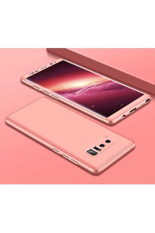Galaxy Note 8 Kılıf Zore Ays Kapak Rose Gold