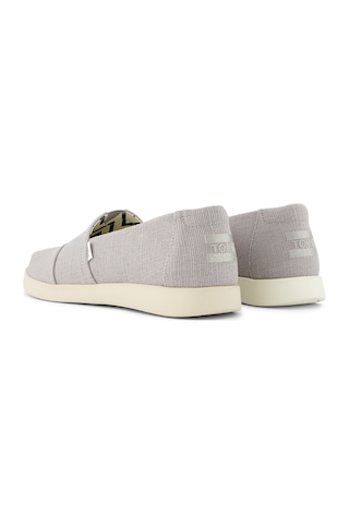 Espadril / Keten Kadın 10021572 Toms Hrtg Cvs Wm Alplus Esp Drizzle Grey Grey Gri