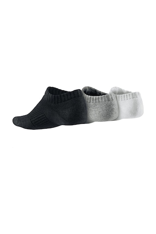 Nike Performance Cushioned No Show 3 Pack Scok Unisex Pamuklu 3 Lü Çorap Beyaz Gri Siyah Beyaz - Gri - Siyah