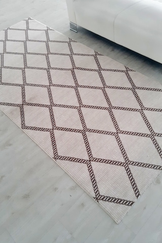 Lüle Halı Kaymaz Taban Yıkanabilir Yolluk Halı Bny1007kah