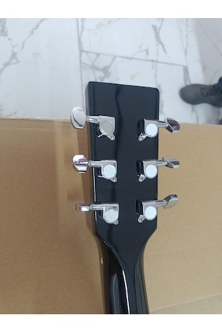 J&d Guitars- Ag-6/bk Jumbo Kasa Akustik Gitar AG-6/BK