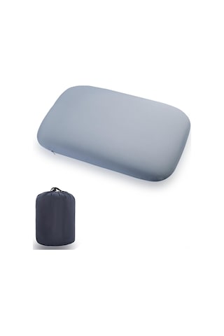 Geeksen Taşınabilir Hafif Seyahat Boyun Yastığı, Hafıza Köpüğü Ve Kolay Temizlenebilir Kılıf İle Rahatlık Sunar Gri