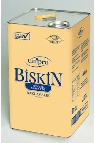 Biskin Baklavalık Bitkisel Susuz Yağ 18 KG Biskin Baklavalık Bitkisel Susuz Yağ 18 KG