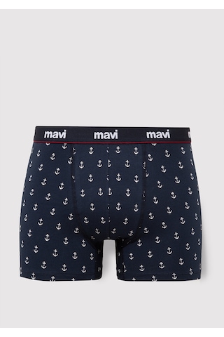 Mavi - Baskılı Lacivert Boxer 0910735-30717