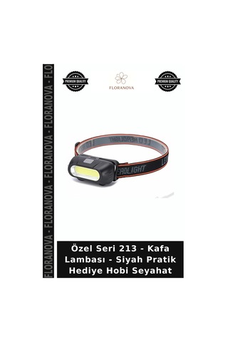 Özel Seri 213 - Kafa Lambası - Siyah Pratik Hediye Hobi Seyahat