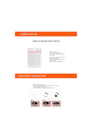 Missha Make-up Double Eyelid Tape Göz Kapağı Yapıştırma Bandı 2 Adet