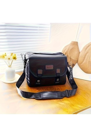 Xuweiwei Erkekler Ve Kadinlar İcin Buyuk Ayarli Kayisli Dslr Kamera Cantasi Siyah Dayanikli Polyester "value":"mavi"