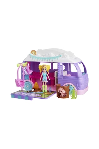 Jcc32 Polly Pocket Eğlenceli Karavan Oyun Seti Standart