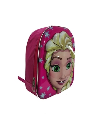 Mmk Collection Günlük Ve Kreş Anaokulu Frozen Desenli Baskılı Pembe Renk Kız Sırt Taşımalı Çanta