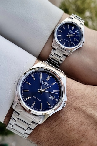 Casio Csgnct79 Sevgili Çift Kol Saati Gümüş