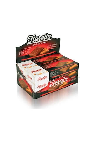 Fiorella Chocobiscuit Sütlü Çikolatalı Bisküvi 102 Gr. 6 Adet (1 Kutu)